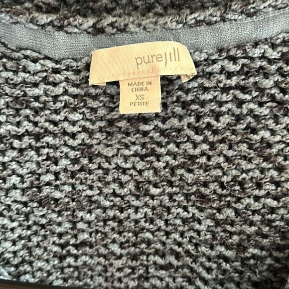 J. Jill “Pure Jill” Blue and Black Sweater - Picture 4 of 4